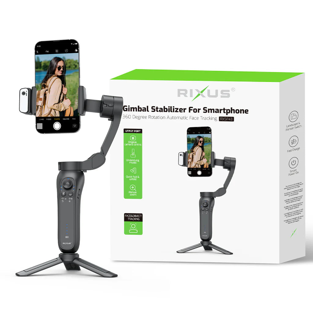 Rixus RXSF43A Smooth Steady Face AI Tracking