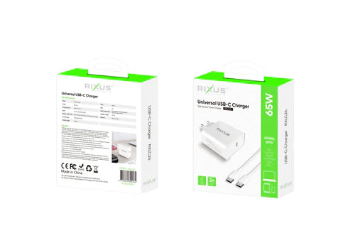 Rixus RXLC26 Universal USB-C Charger